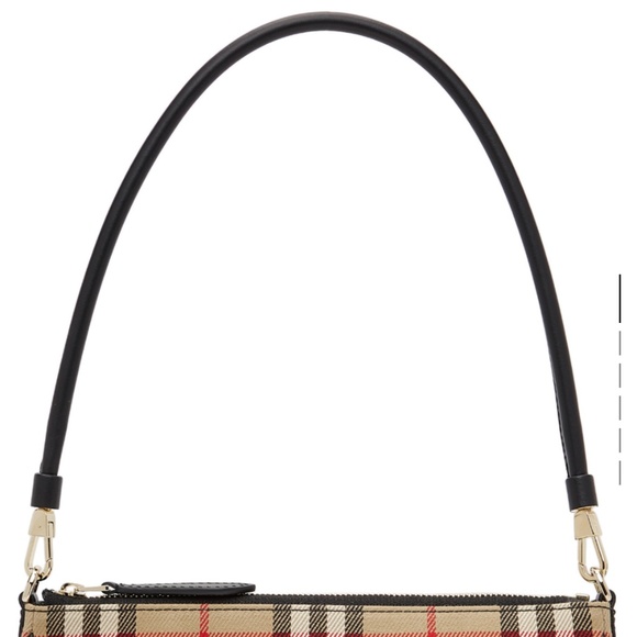 Burberry Beige Check Olympia Pouch - Picture 3 of 5